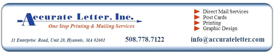 Mailing Services on Cape Cod
